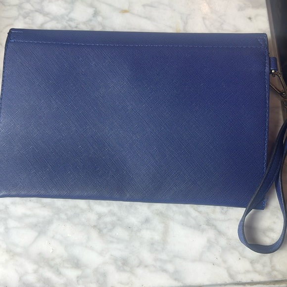 Elim & Paul Royal Blue Clutch Wristlet - Picture 6 of 8